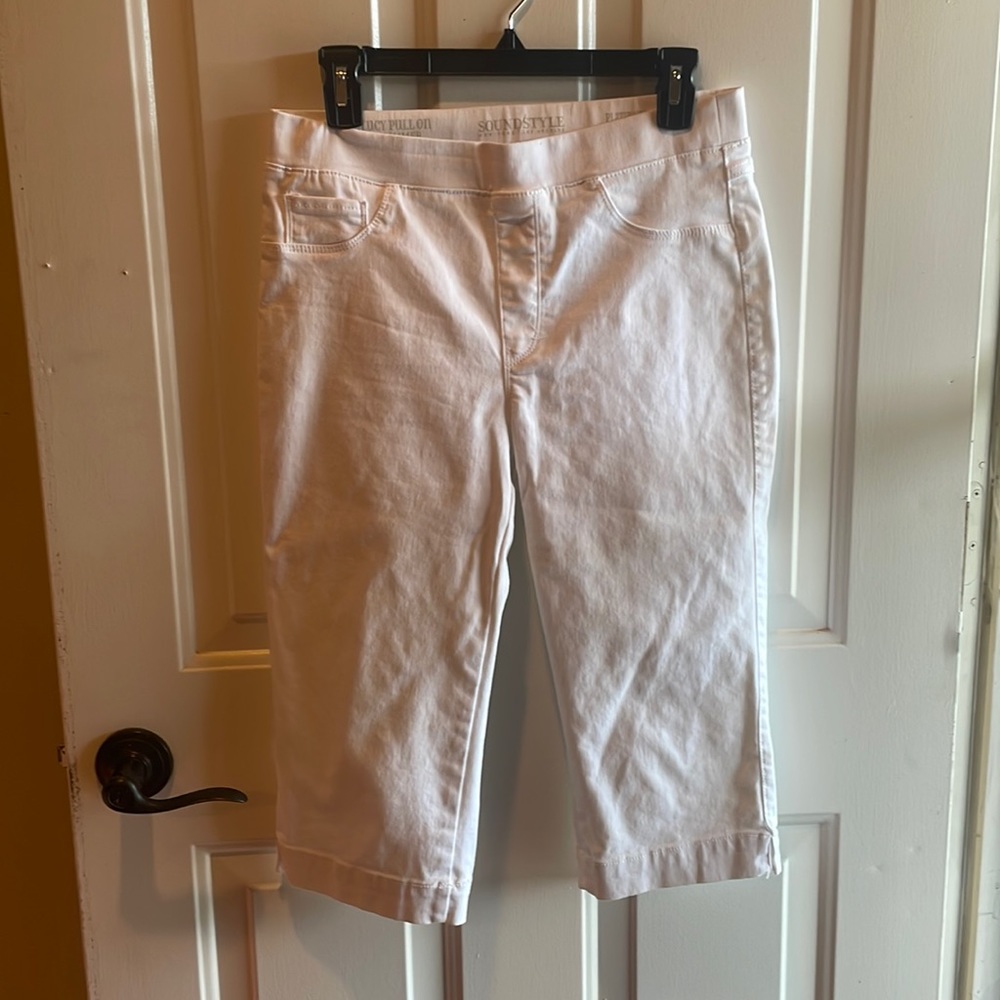 Pull on Stretchy Jeans CAPRIS LUCY SKIMMER Knee length SOUNDSTYLE